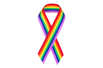 civil partnerships rainbow flag bow