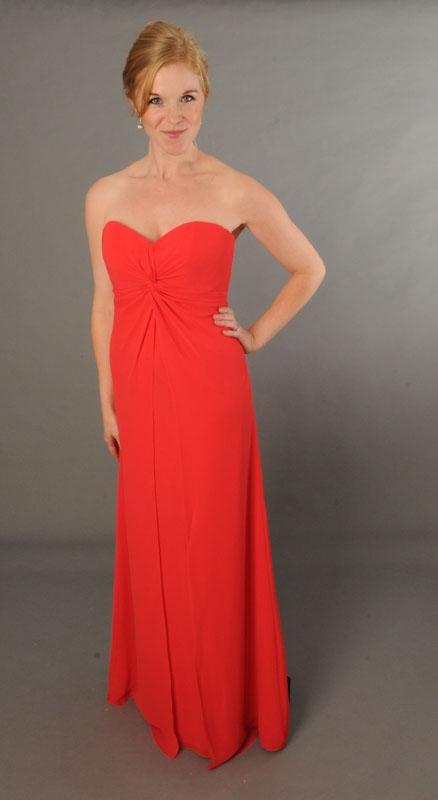 bridesmaid dresses wolverhampton Ladivine 7469 Long Bridesmaids Dress Simple Slit Satin Formal Dress V Neck A Line Evening Gown 8 / greenery