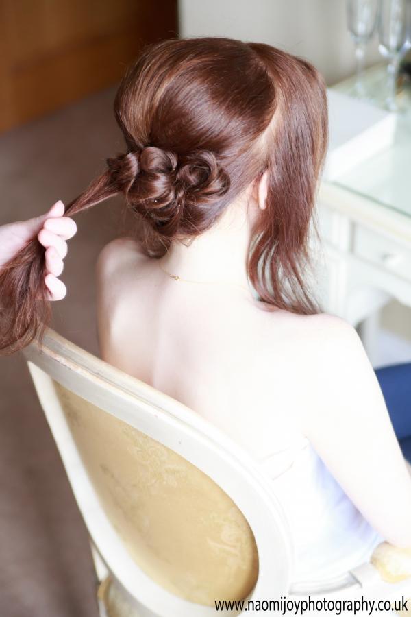 Bridal hair Staffordshire