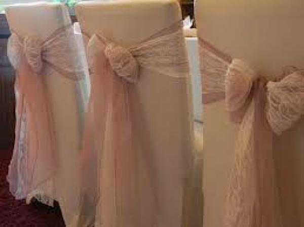 chair covers with double sash's