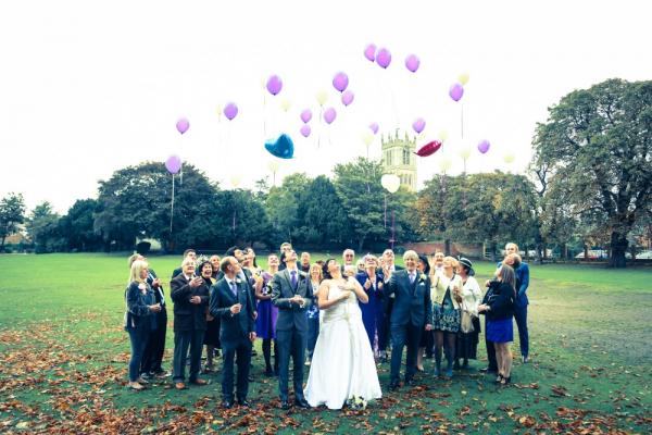 Point Blank Photography - Wedding Balloon Release
