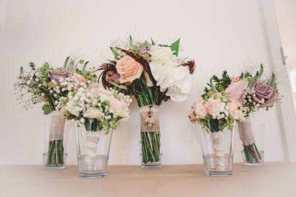 Bridal flowers by Meadow Croft Florist