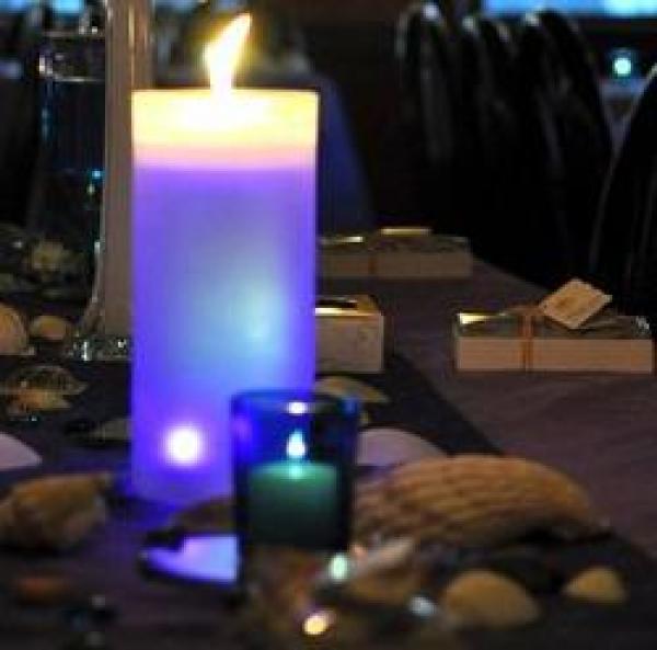 Floating Candle in Cylinder