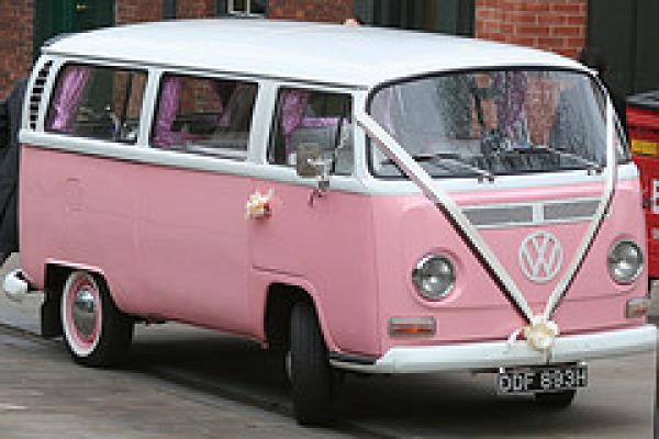 Katie - Pink & White VW Camper