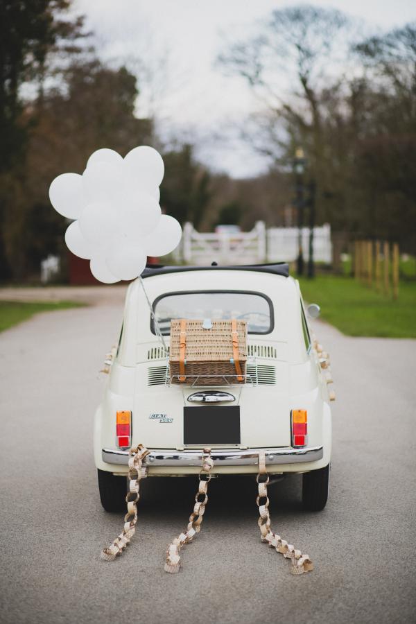 Classic Fiat 500 Wedding Car