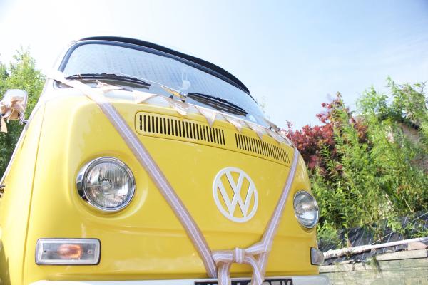 Little Miss Sunshine VW wedding camper