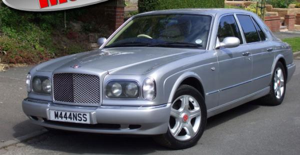 bentley arnage silver hire for weddings