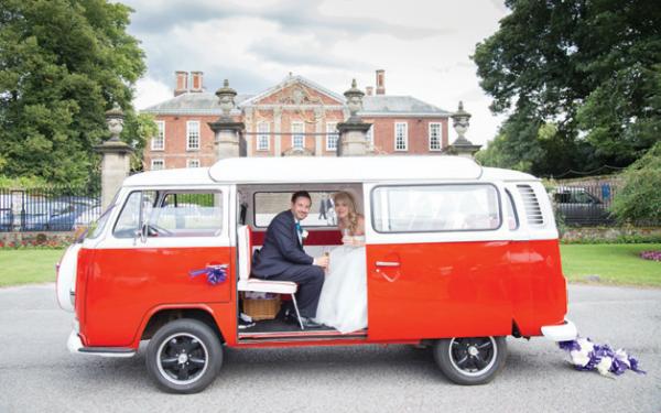 Wedding Vintage VW Camper Van Hire Birmingham West Midlands