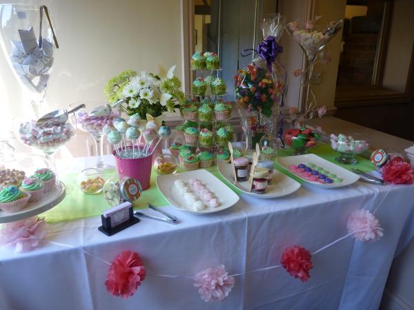 Kandiikanelane wedding Treat Table Spring Theme