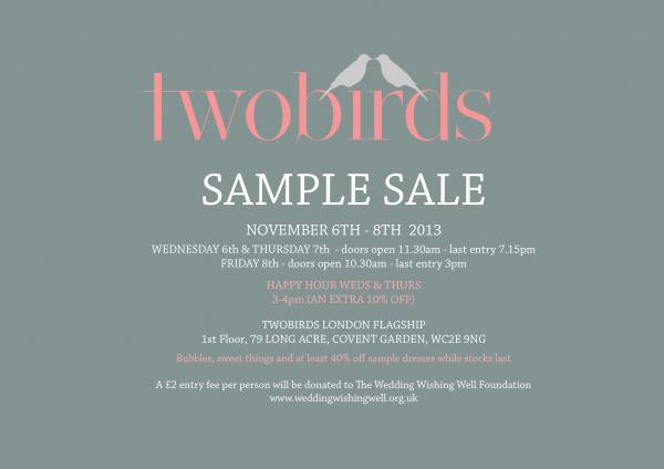 Twobirds Sample Sale!