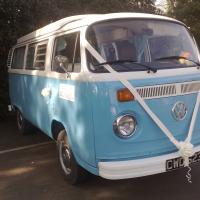 Vinnie - Blue & White Volkswagen Camper