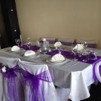chair covers in white, ivory or blac
