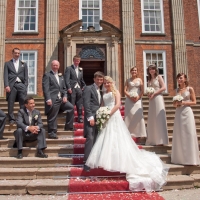 Bosworth Hall Wedding Main Steps Photo Opportunites 