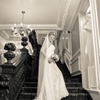 Bosworth Hall Staircase Wedding Photo Opportunites 