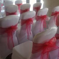 Lycra Chair Covers and Organza sash