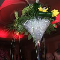 flowerbarn Martini vase table centrewedding image