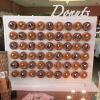 donut wall for hire. simply stunning weddings