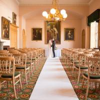 The Judges Dining Room is licensed for up to 90 guests, and is a unique space for weddings 