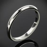 Traditional Platinum Wedding Ring.