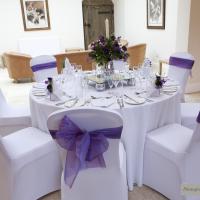 chair covers and centrepieces