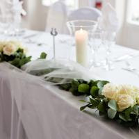 passion for flowers top table rose garland
