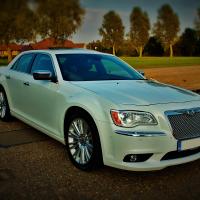 White 2014 Chrysler 300c (a.k.a Baby Bentley) 