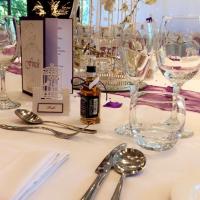 Birdcage centerpiece breakfast room at Drayton Manor Hotel, starlight backdrop and much more