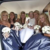 7 seater vintage style wedding car