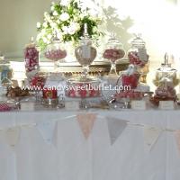 Sweet Cart? Try this for a Wedding sweets and candy buffet table with 35 varieties for 150 guests in Nottingham
