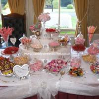 Vintage Wedding sweets and candy pick and mix buffet table Chesterfield