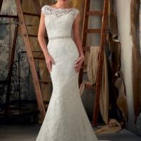 Full Length Fishtail diamonte belt by Mori Lee