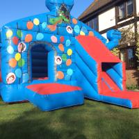 Castle house bounce and slide bouncy castle