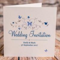 Afordable, Butterfly Wedding Invitation