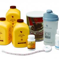 forever lite aloe vera gel clean 9 with aminotein and weight loss milkshake