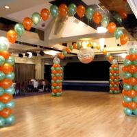 drayton manor dancefloor columns and arch