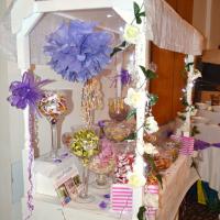 sweet cart - purple wedding scheme