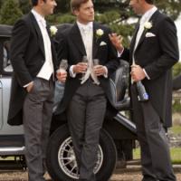 Men's wedding suit hire, Elegant Gowns wedding dresses, Rednal