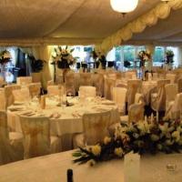 Gold Sash Moxhull Hall chair covers