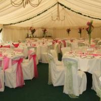 Grafton Manor Pink & Green chair covers
