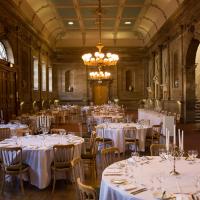 The Great Hall can seat up to 250 for your wedding breakfast.