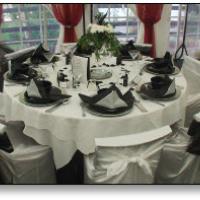 grimscote manor table setting for a wedding