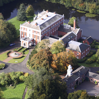 hilton hall aerial photograph