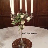 jandh dream day events candelabra centre pieces 