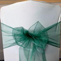 wedding chair covers green