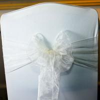 wedding chair covers white