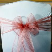 wedding chair covers red