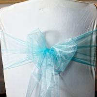 wedding chair covers turquoise