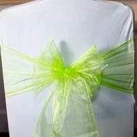 wedding chair covers lime green