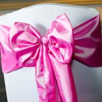 wedding chair covers pink