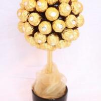 sweet and chocolate tree centre pieces